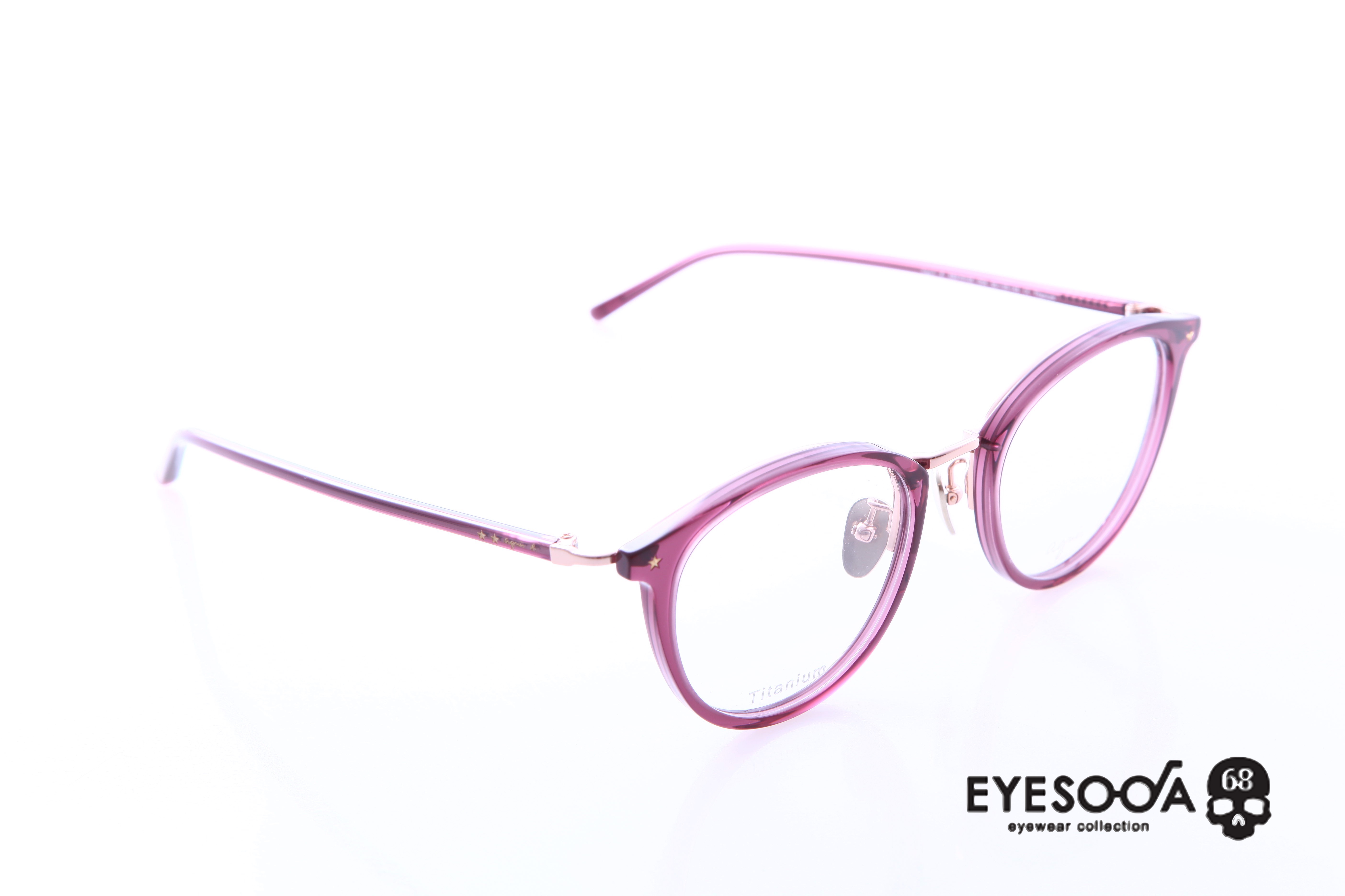 AGNES B. F3(47015ZC0450粉紫) 仁愛眼鏡 Howard Eyewear