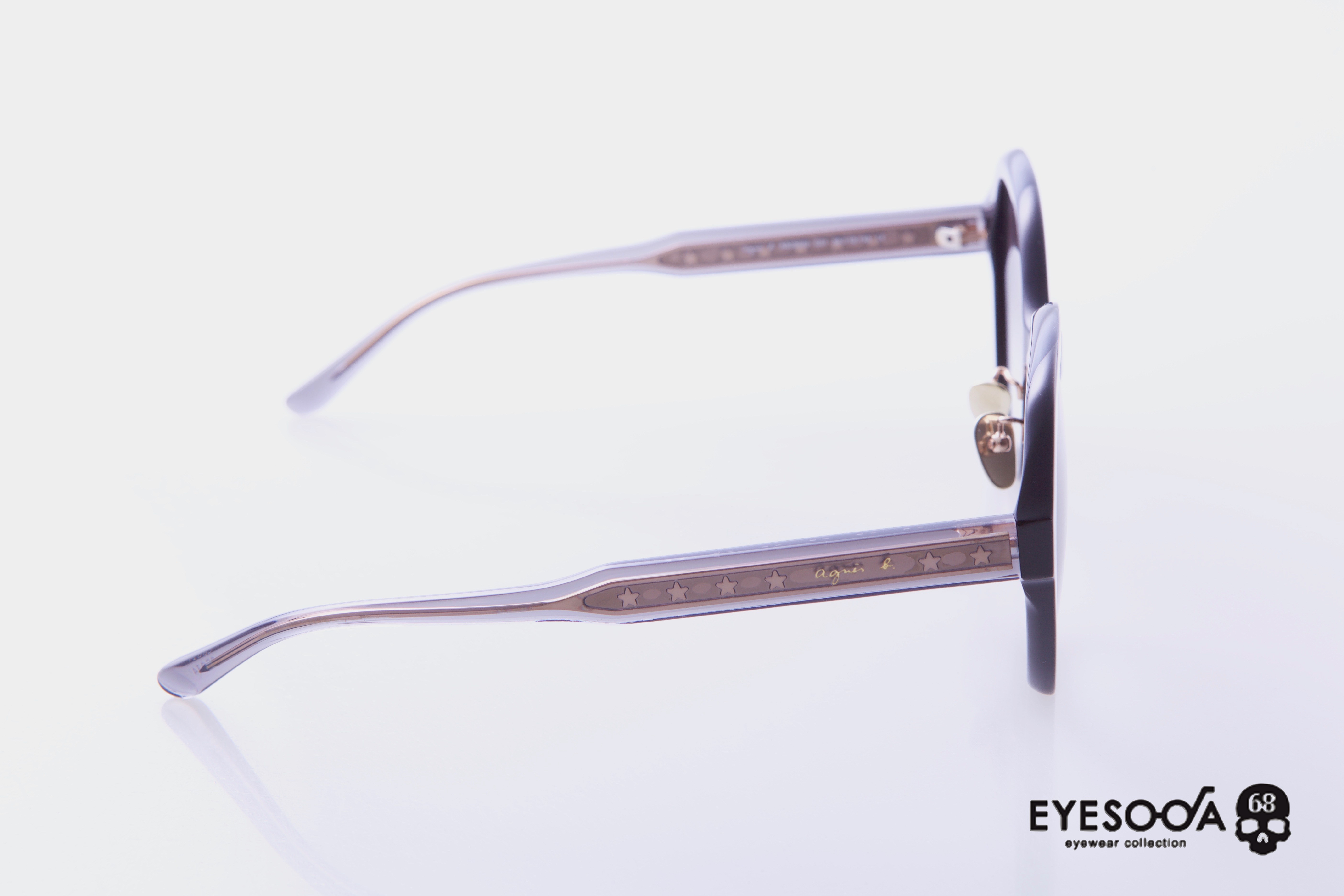 AGNES B. F3(20030C0156黑) 仁愛眼鏡 Howard Eyewear